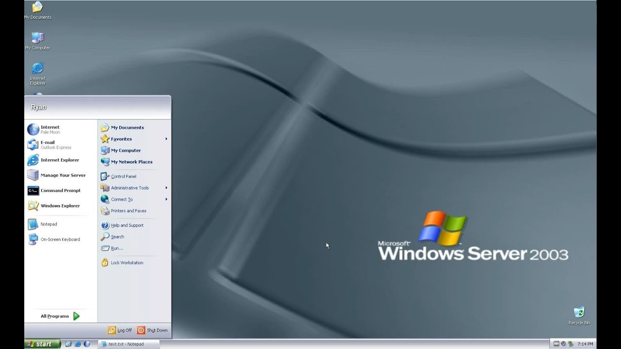 windows server 2003 r